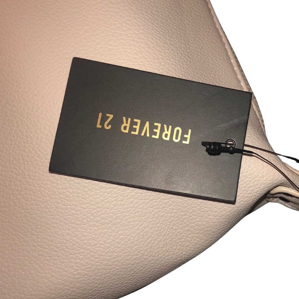 NWT Forever 21 Cream Shoulder Bag – Silver Hardware - Picture 5 of 6